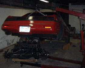 Fiero V8 Engine Swap
